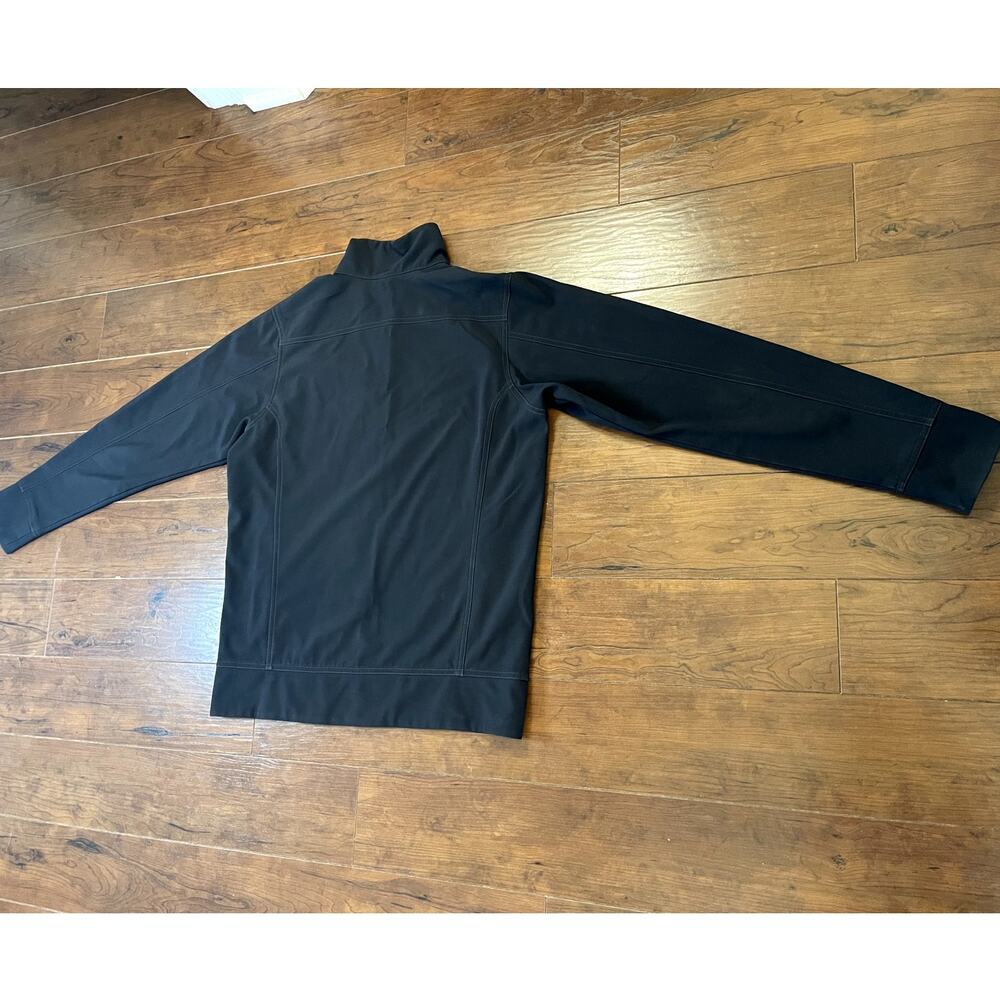 Patagonia Sidesend Jacket Mens Medium Black Softshell Water Repellent Full Zip - Picture 8 of 15